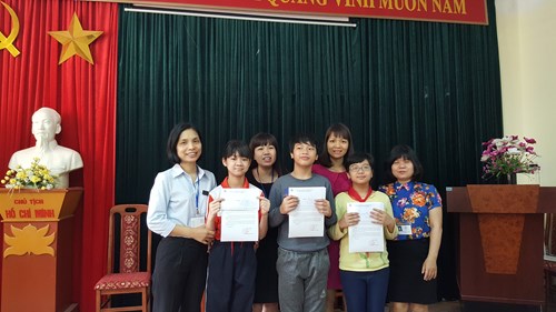 Chúc mừng các học sinh tham gia thi cấp Quốc gia của trường TH Sài Đồng